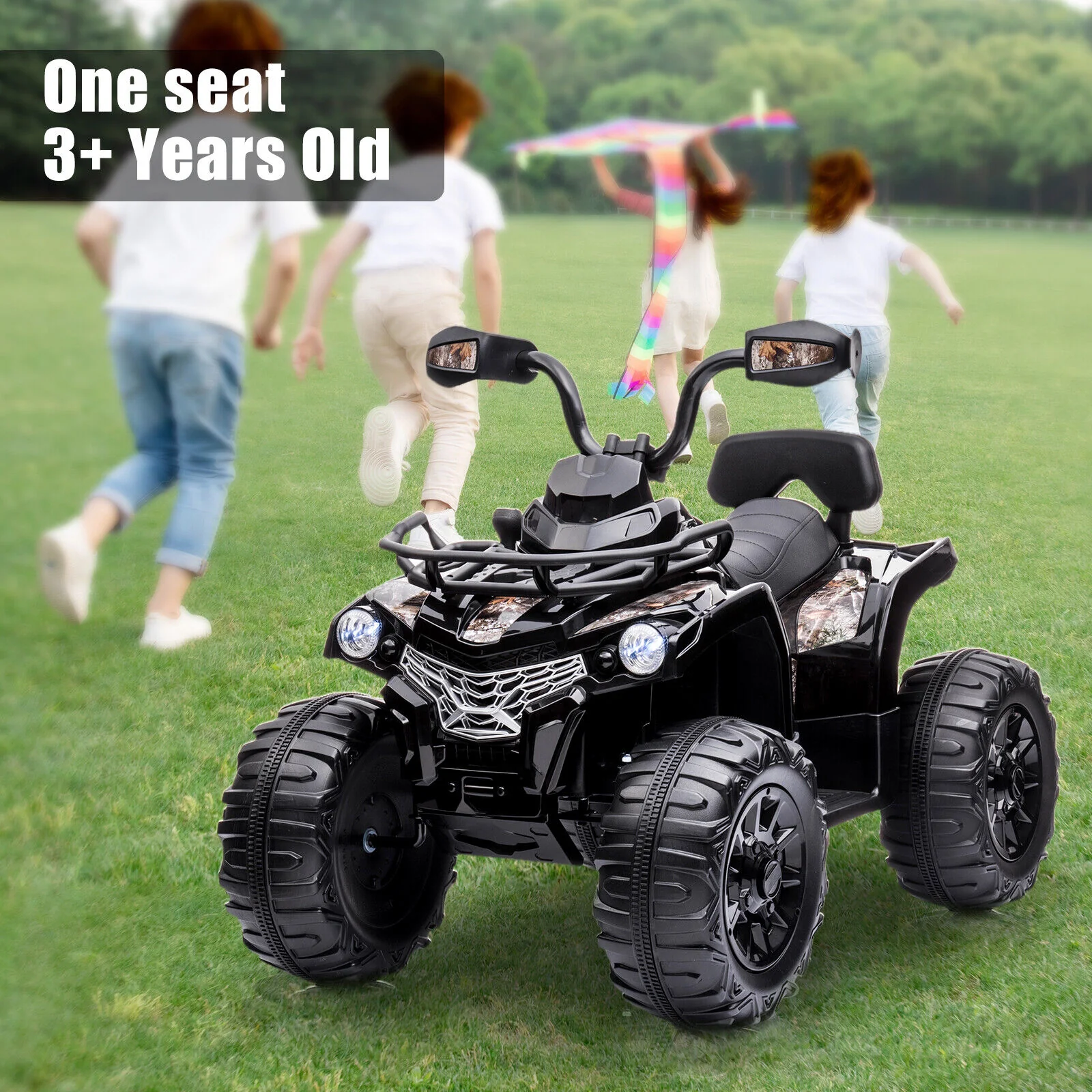 Electric 2-Speed Kids ATV Quad Car with MP3 and LED Lights - Perfect Gift for Kids! - Image 10