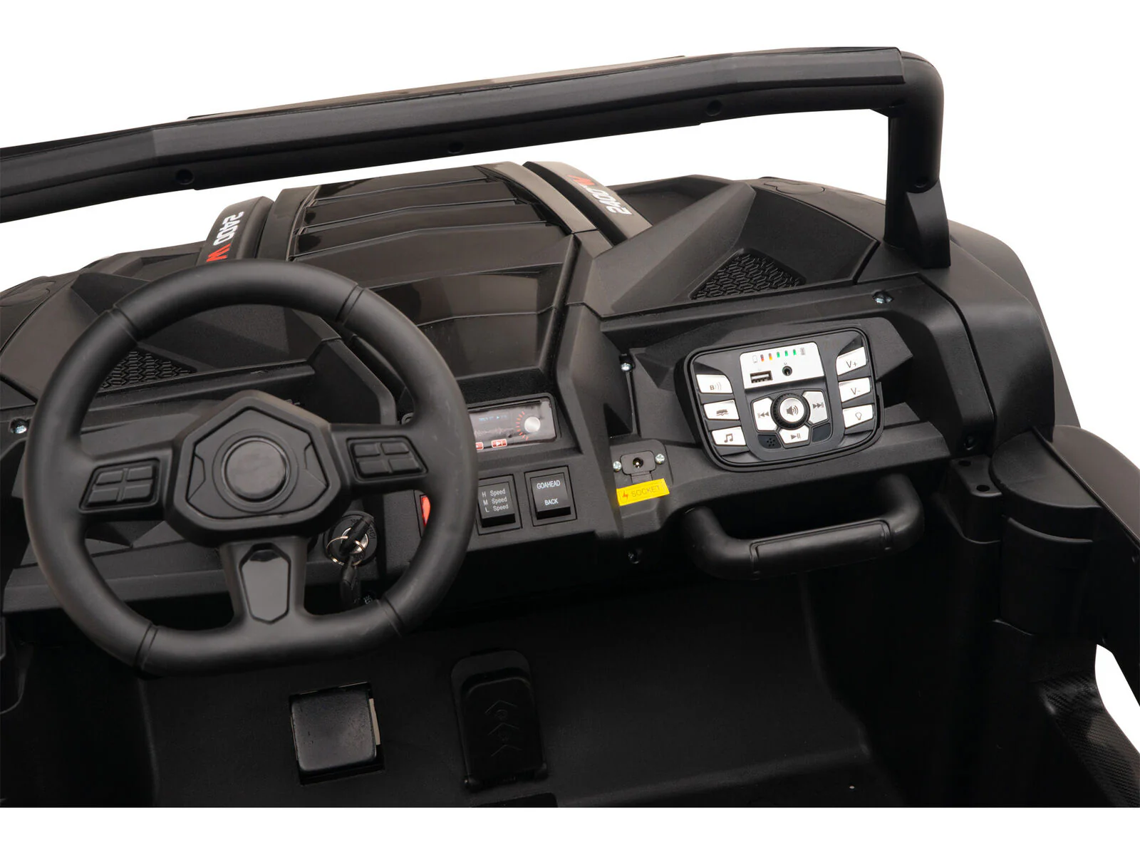 Electric 24V UTV Buggy for Kids with Rubber Tires - Image 3