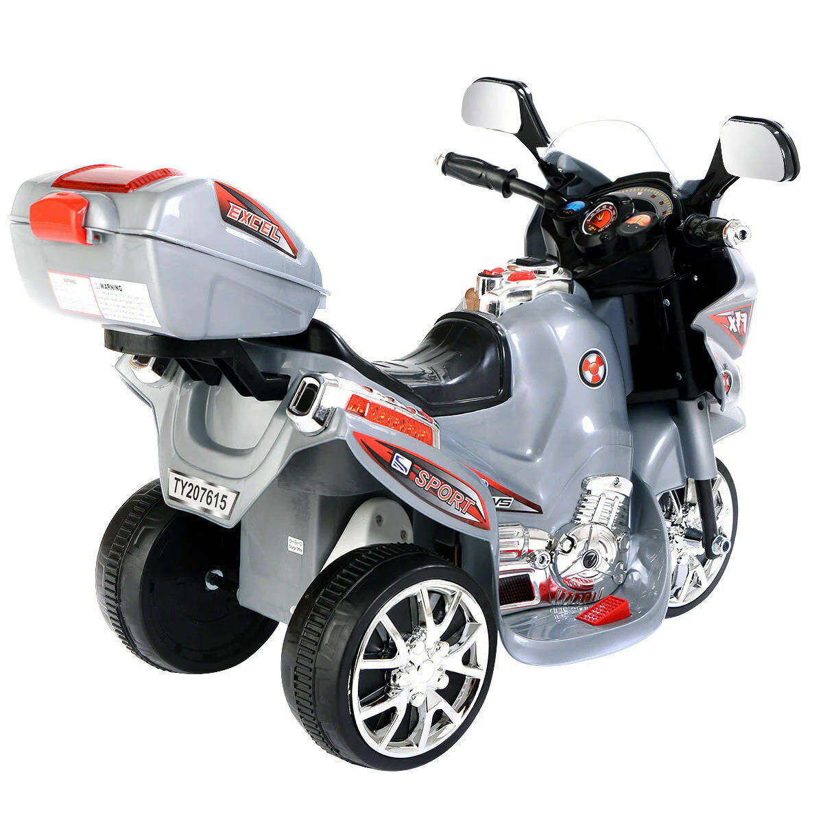 Electric 3-Wheel Kids Ride-On Motorcycle with 6V Battery Power - Fun and Exciting Toy for Young Riders! - Image 3