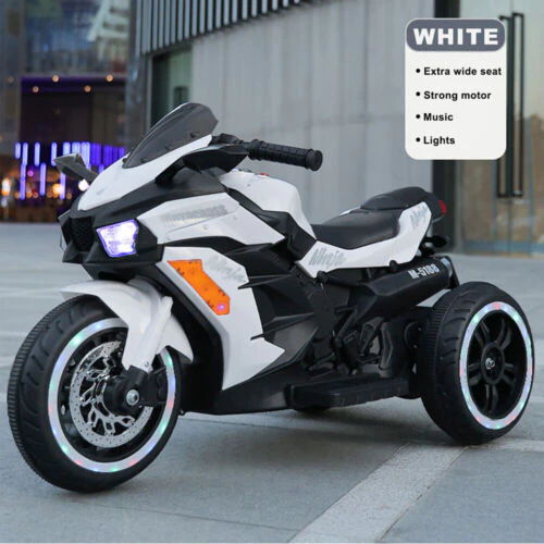Electric 3-Wheel Motorbike for Kids with Rechargeable 12V Battery - Image 5