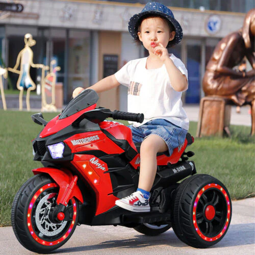 Electric 3-Wheel Motorbike for Kids with Rechargeable 12V Battery - Image 7
