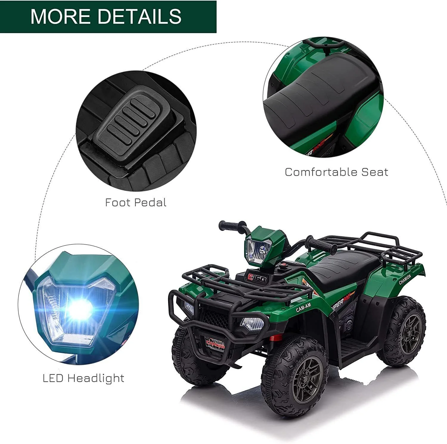 Electric 4-Wheel ATV Ride-On Car for Kids Ages 3 and Up - Fun Toy Vehicle for Children - Image 33