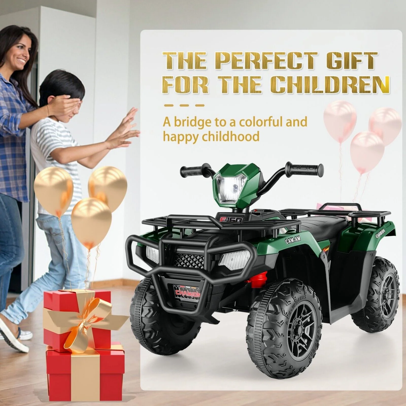 Electric 4 Wheeler ATV Car Jeep Truck for Kids - 12V/24V Battery Powered Ride-On Toy - Image 39