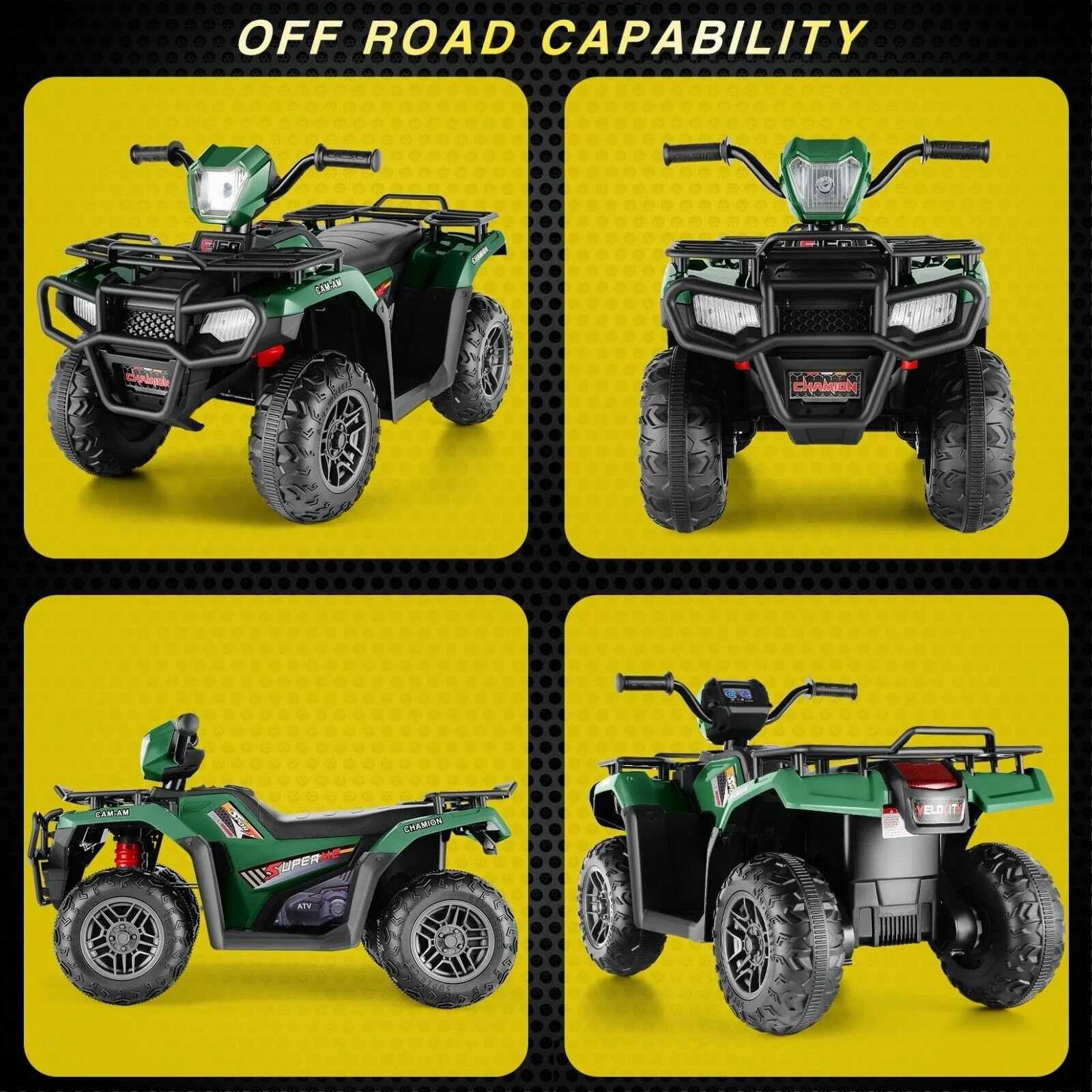 Electric 4 Wheeler ATV Car Jeep Truck for Kids - 12V/24V Battery Powered Ride-On Toy - Image 47