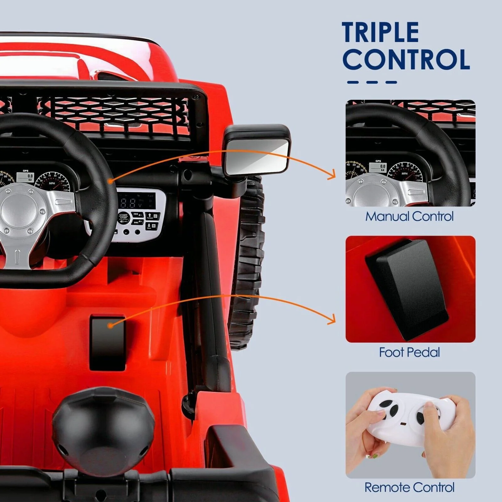 Electric 4 Wheeler ATV Car Jeep Truck for Kids - 12V/24V Battery Powered Ride-On Toy - Image 83
