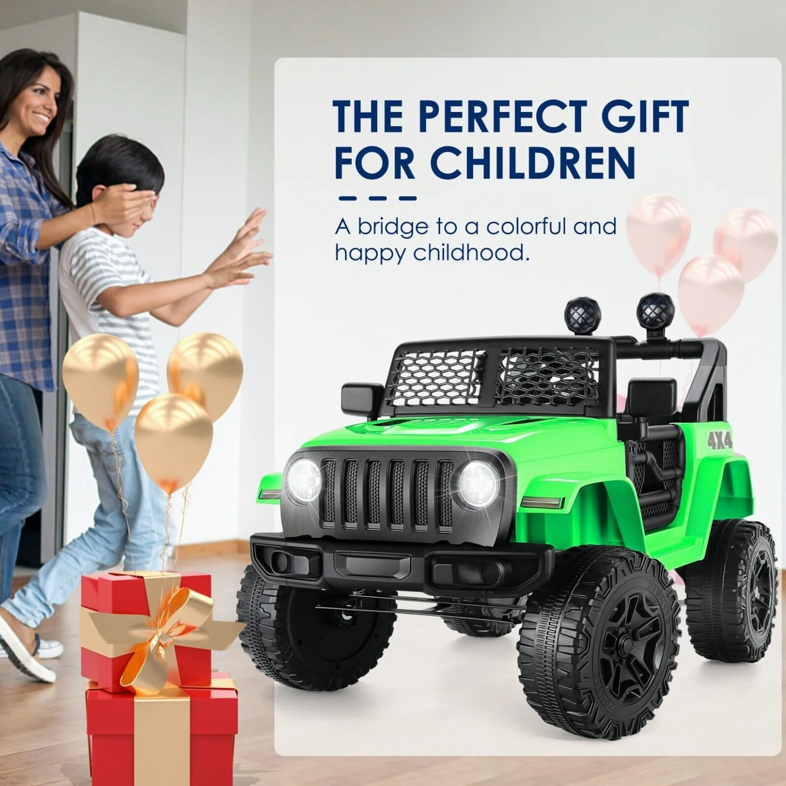 Electric 4 Wheeler ATV Car Jeep Truck for Kids - 12V/24V Battery Powered Ride-On Toy - Image 88