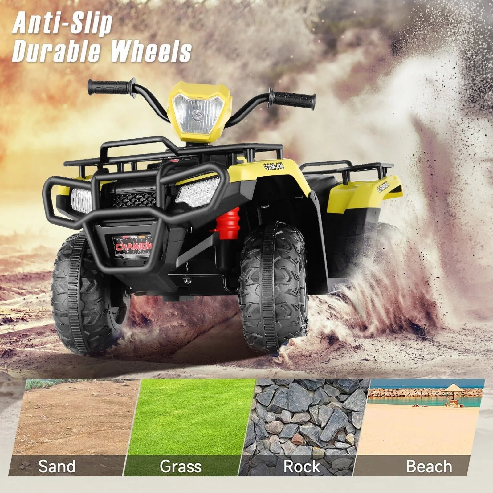 Electric 4-Wheeler ATV Quad for Kids with LED Lights, USB and MP3 Player - Suitable for Boys and Girls Ages 3-8 - Image 58