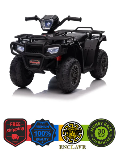 Electric 4-Wheeler ATV Quad for Kids with LED Lights, USB/MP3 Music - Image 2