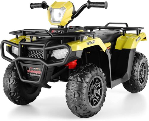 Electric 4-Wheeler ATV Quad Ride-On Car for Kids with LED Lights, USB and MP3 Player - Suitable for Girls and Boys Aged 3-8 Years - Image 2