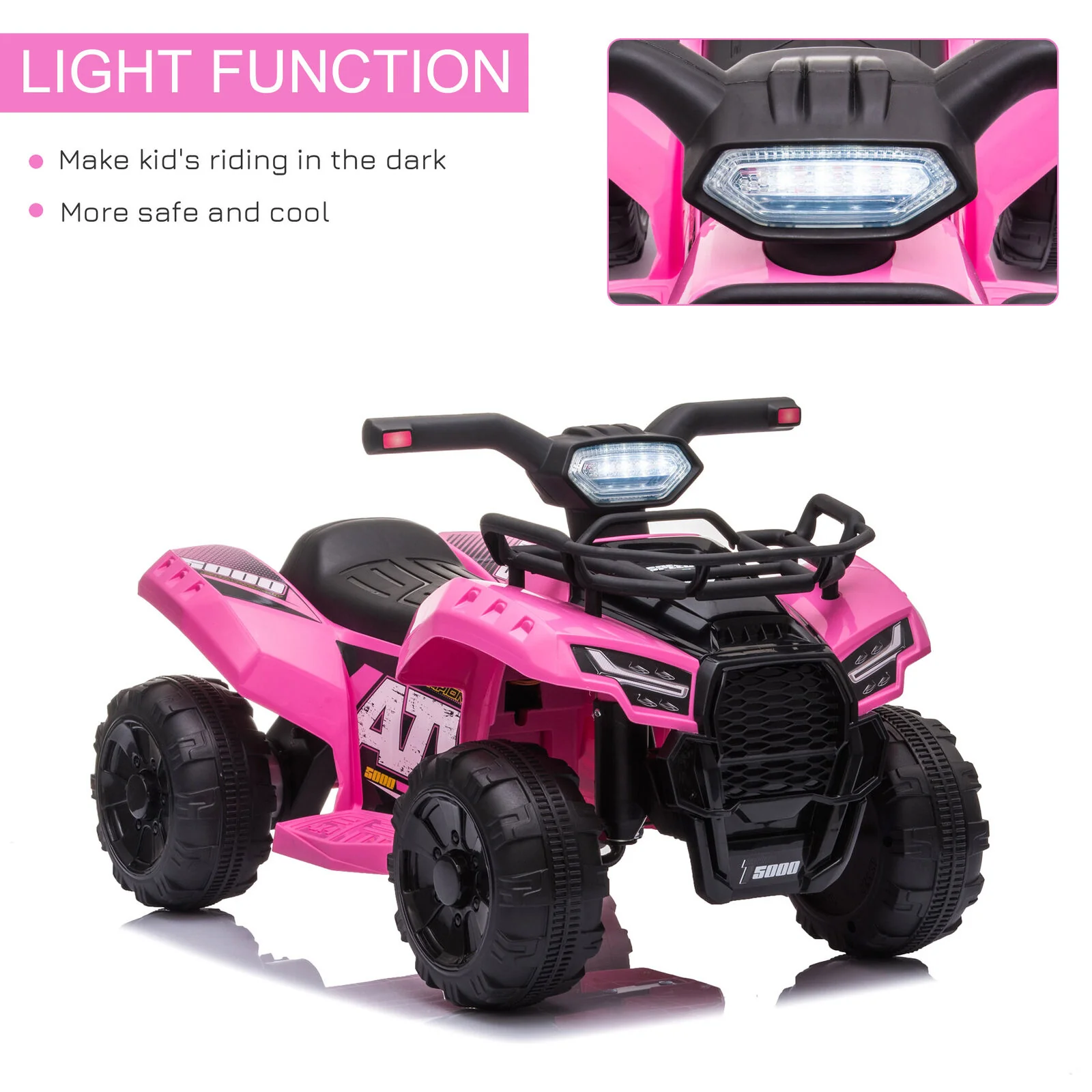 Electric 4 Wheeler ATV Ride-On Toy for Toddlers (Ages 1-3) - Powered by 6V Battery - Image 5