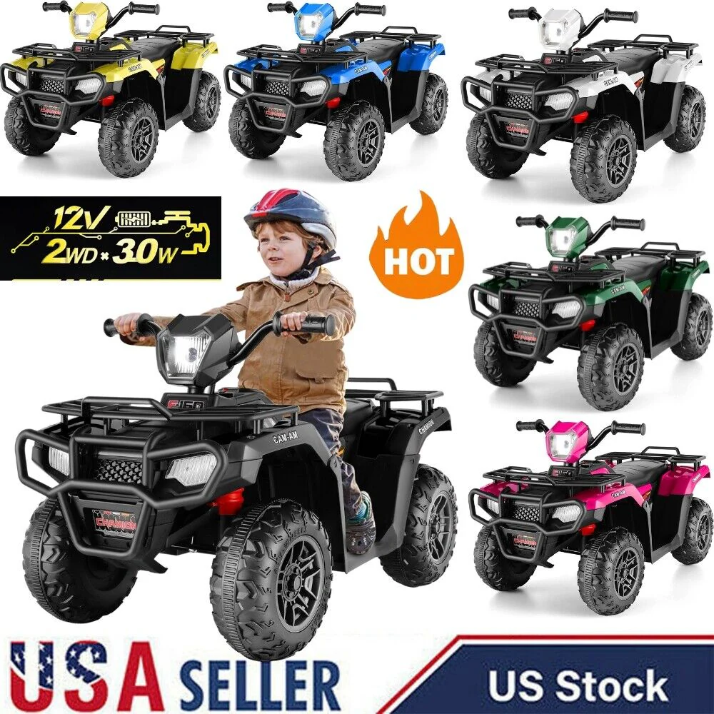 Electric 4-Wheeler Quad for Kids with 12V Battery and 2X30W Motor - Image 5