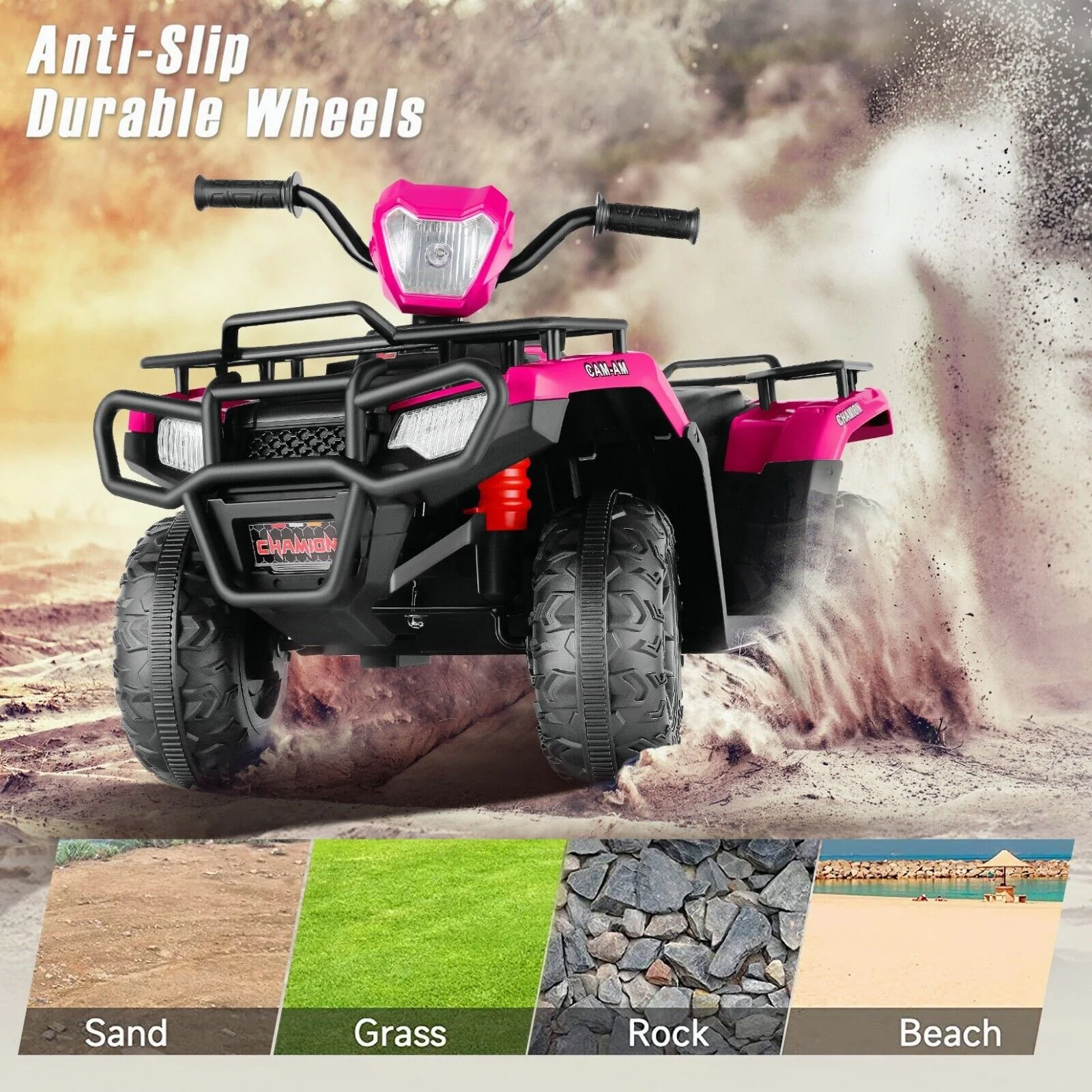Electric 4-Wheeler Quad for Kids with 12V Battery and Dual 30W Motors - Image 20