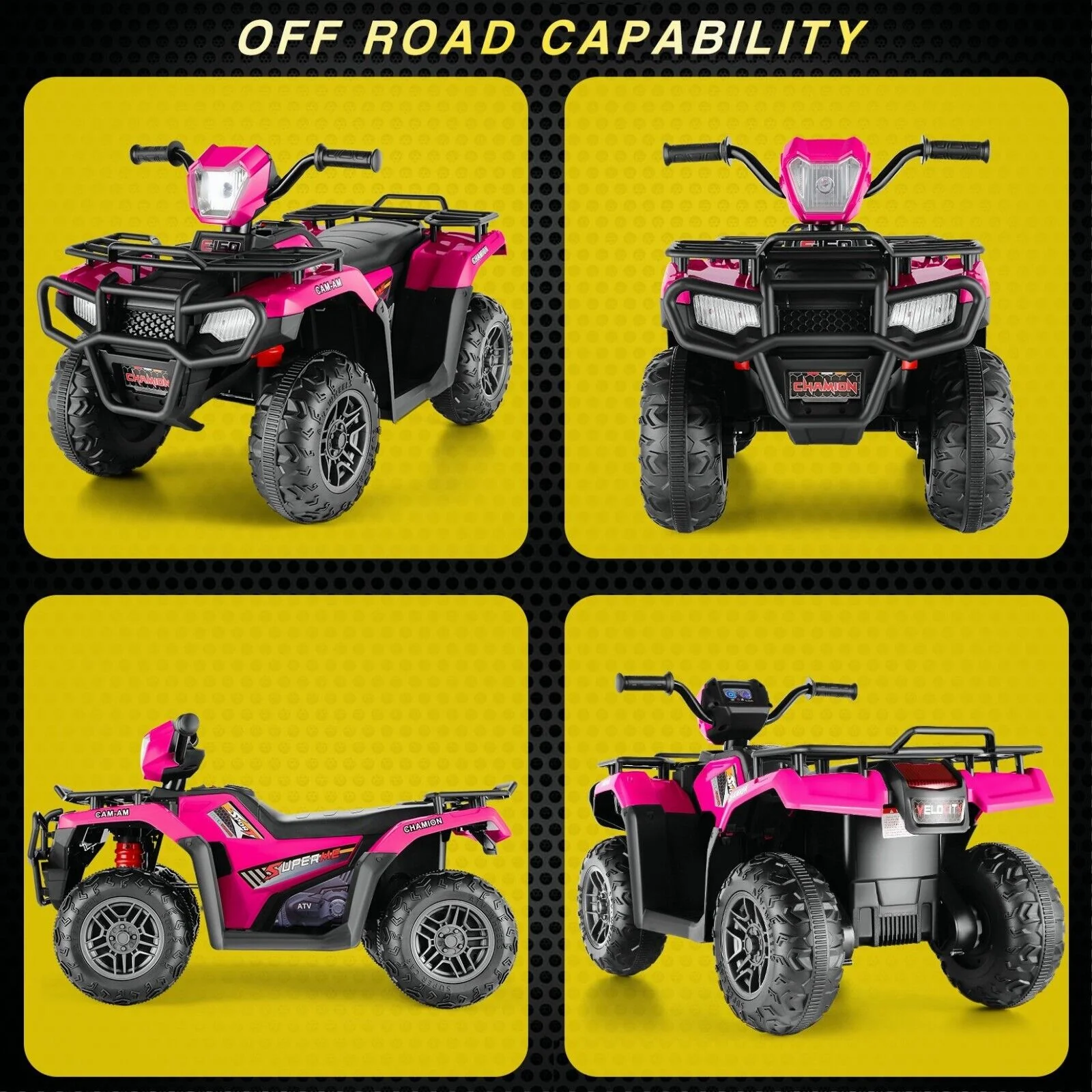 Electric 4-Wheeler Quad for Kids with 12V Battery and Dual 30W Motors - Image 27