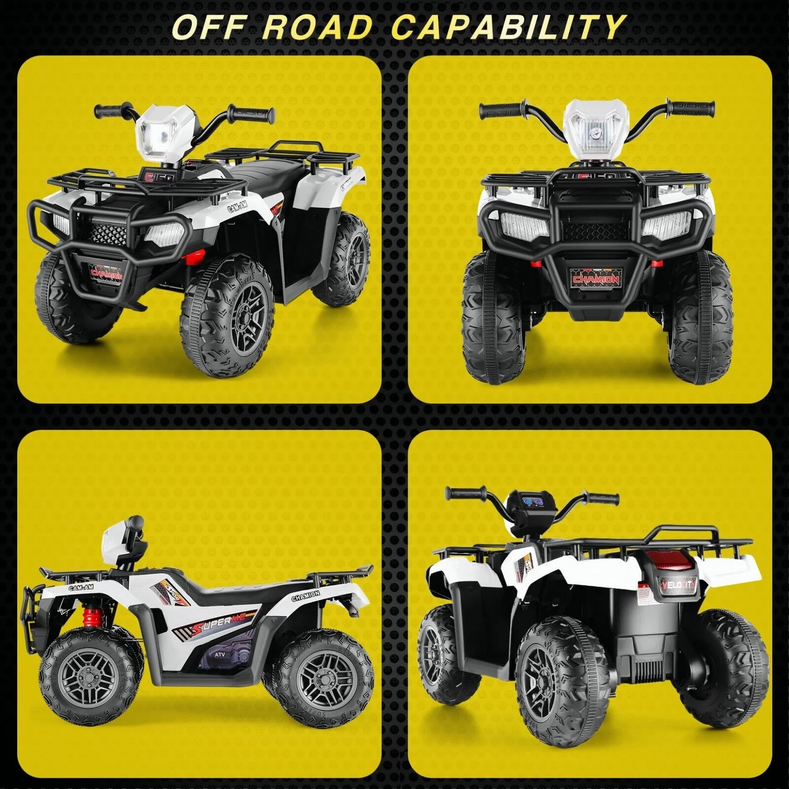 Electric 4-Wheeler Quad for Kids with 12V Battery and Dual 30W Motors - Image 46