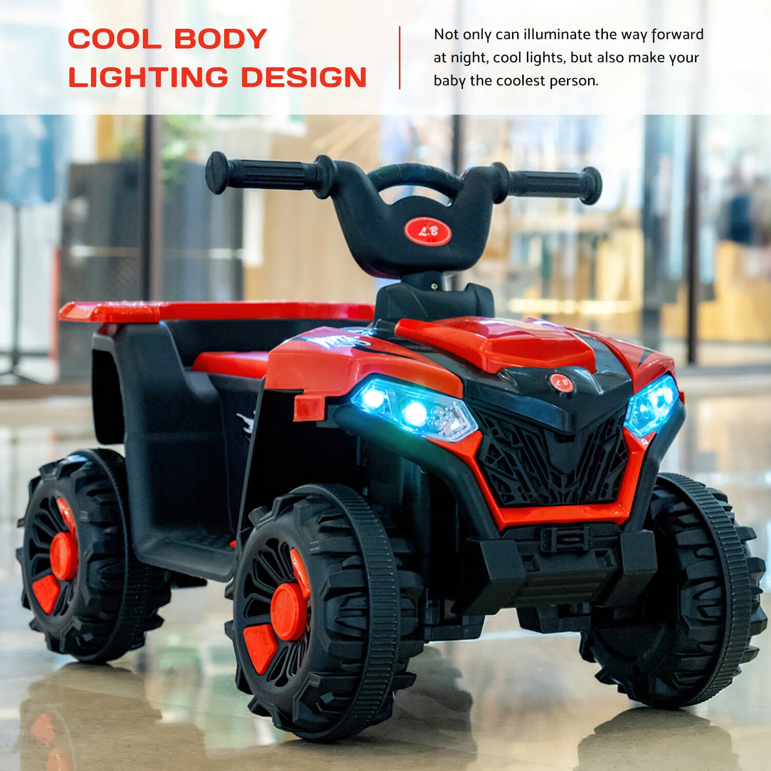 Electric 6V ATV 4-Wheeled Beach Ride-On Car for Kids - Battery Powered Toy for Christmas Gift - Image 29