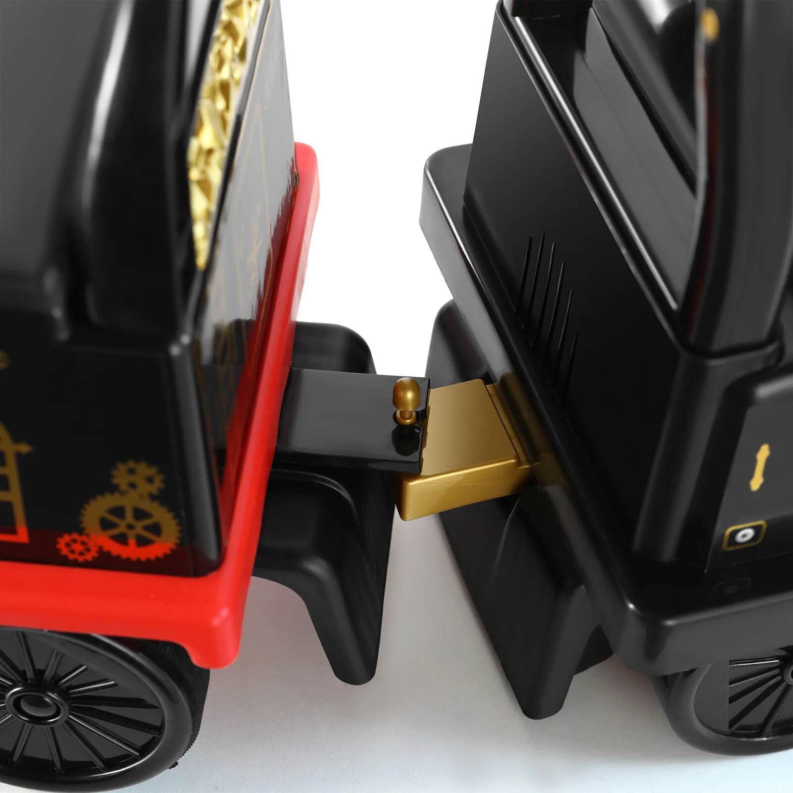 6V Electric Kids Ride-On Train with Track, Lights, Sounds, and Storage Seat Toy Car - Image 16