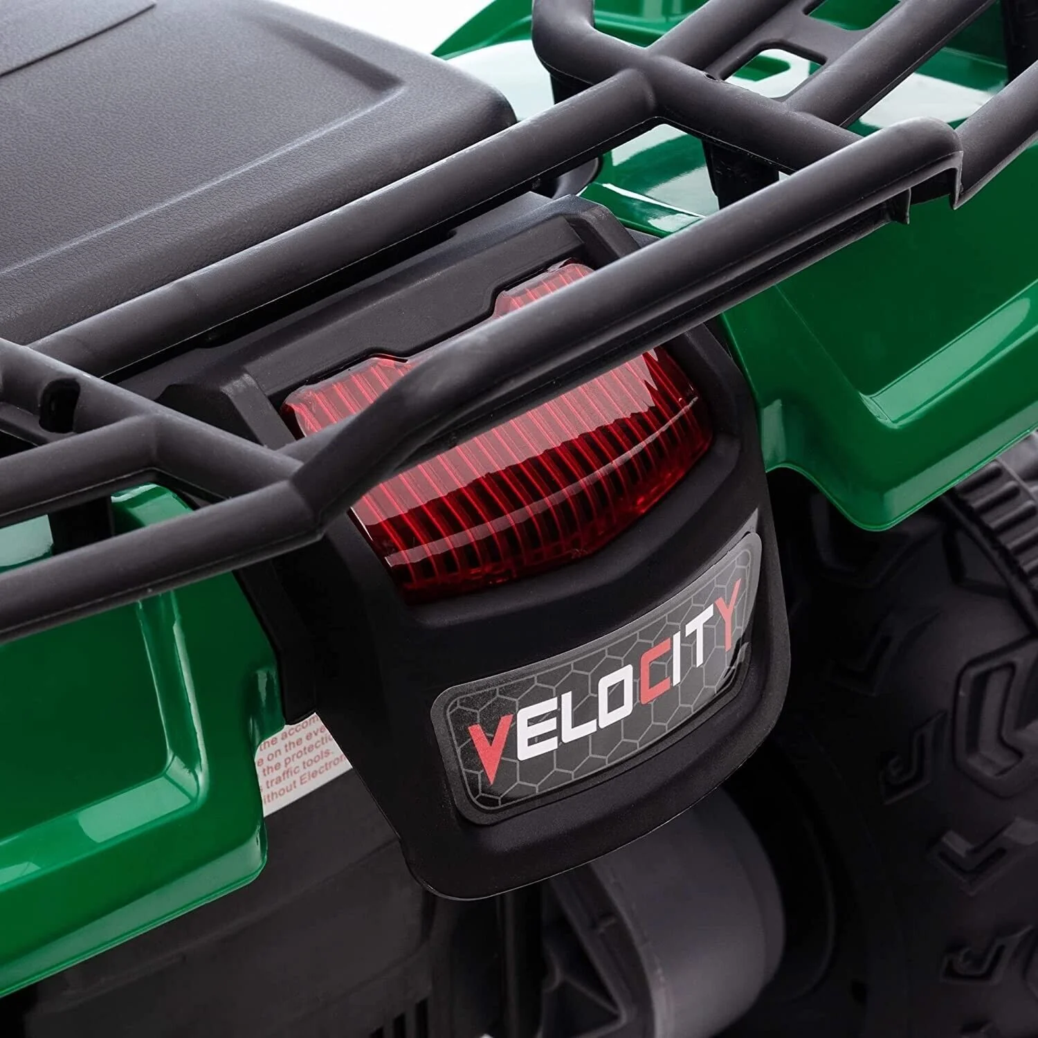 Electric ATV 4-Wheeler Quad Car Toy for Kids with MP3 Player - Green - Image 6