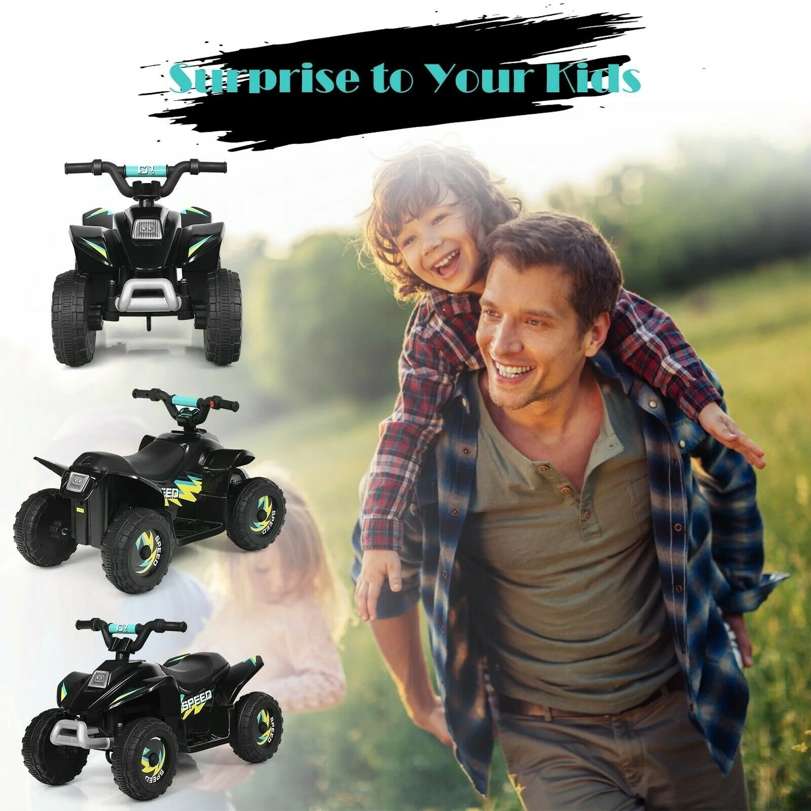 Electric ATV 4 Wheels Ride-On Toy for Kids (6V) - Image 12