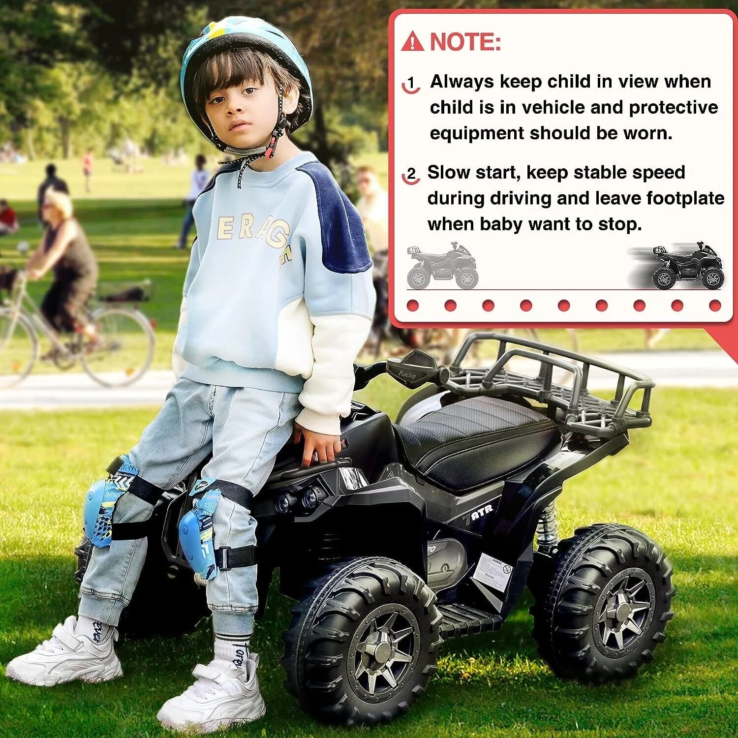 Electric ATV for Kids 3-7 Years Old - Perfect Gift for Children - Four-Wheeler Quad Bike for Boys and Girls - Image 3