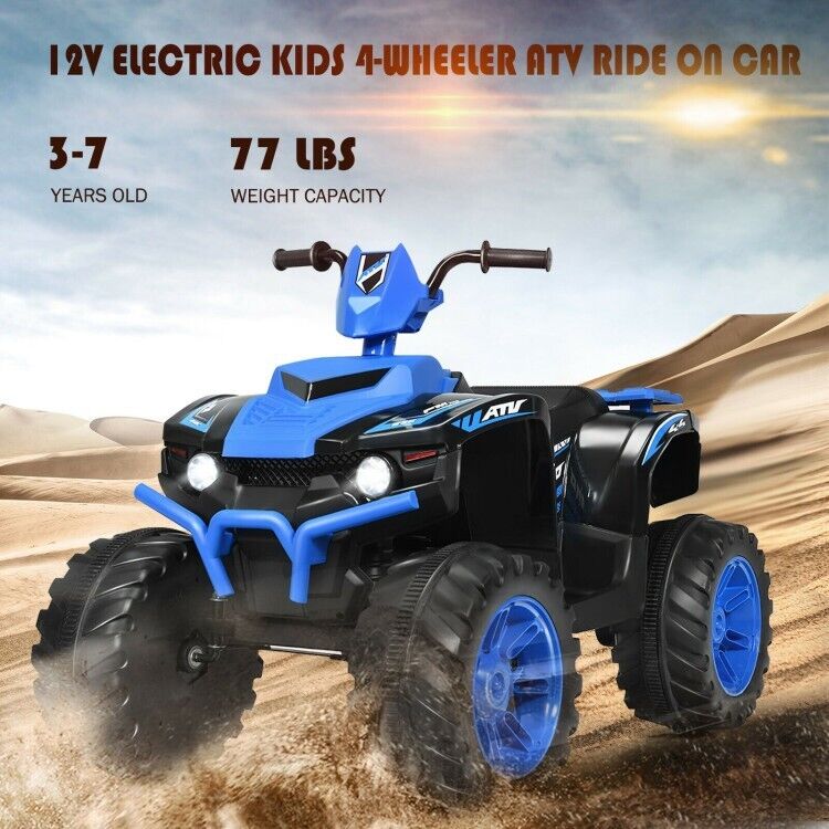 Electric ATV for Kids with LED Lights and Durable Treaded Tires - 12V - Image 6