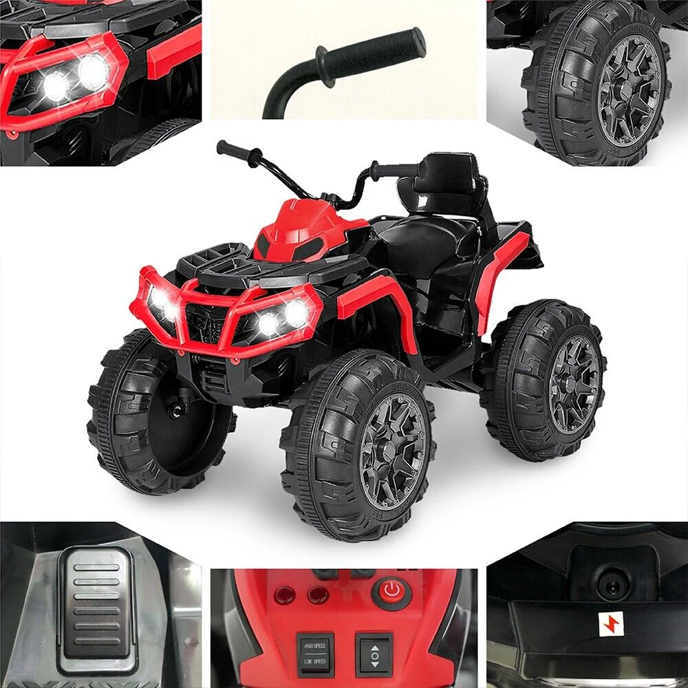 Electric ATV Off-Road Quad Car Toy for Kids - 24V with LED Lights and Dual Speed Options - Image 6