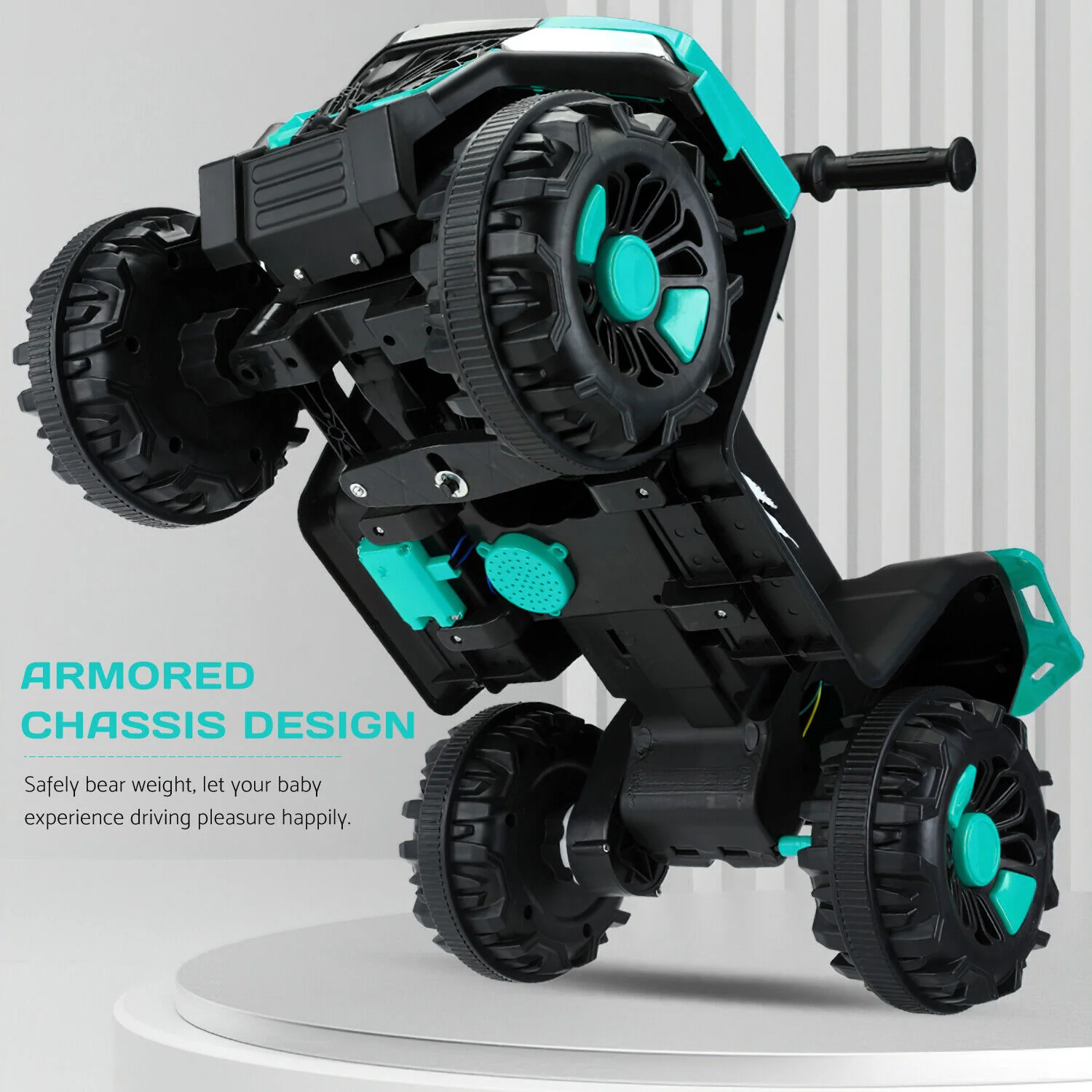 Electric ATV Ride-On Car with MP3 Player and LED Lights - 6V Battery Powered, 4-Wheeled Beach Cruiser - Image 46