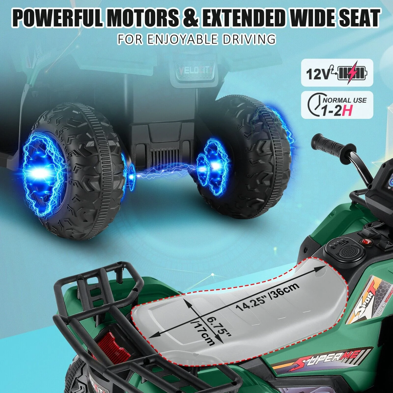 Electric ATV Ride-On Toy Car for Kids with USB/MP3, Suitable for Ages 3-6 - Image 51