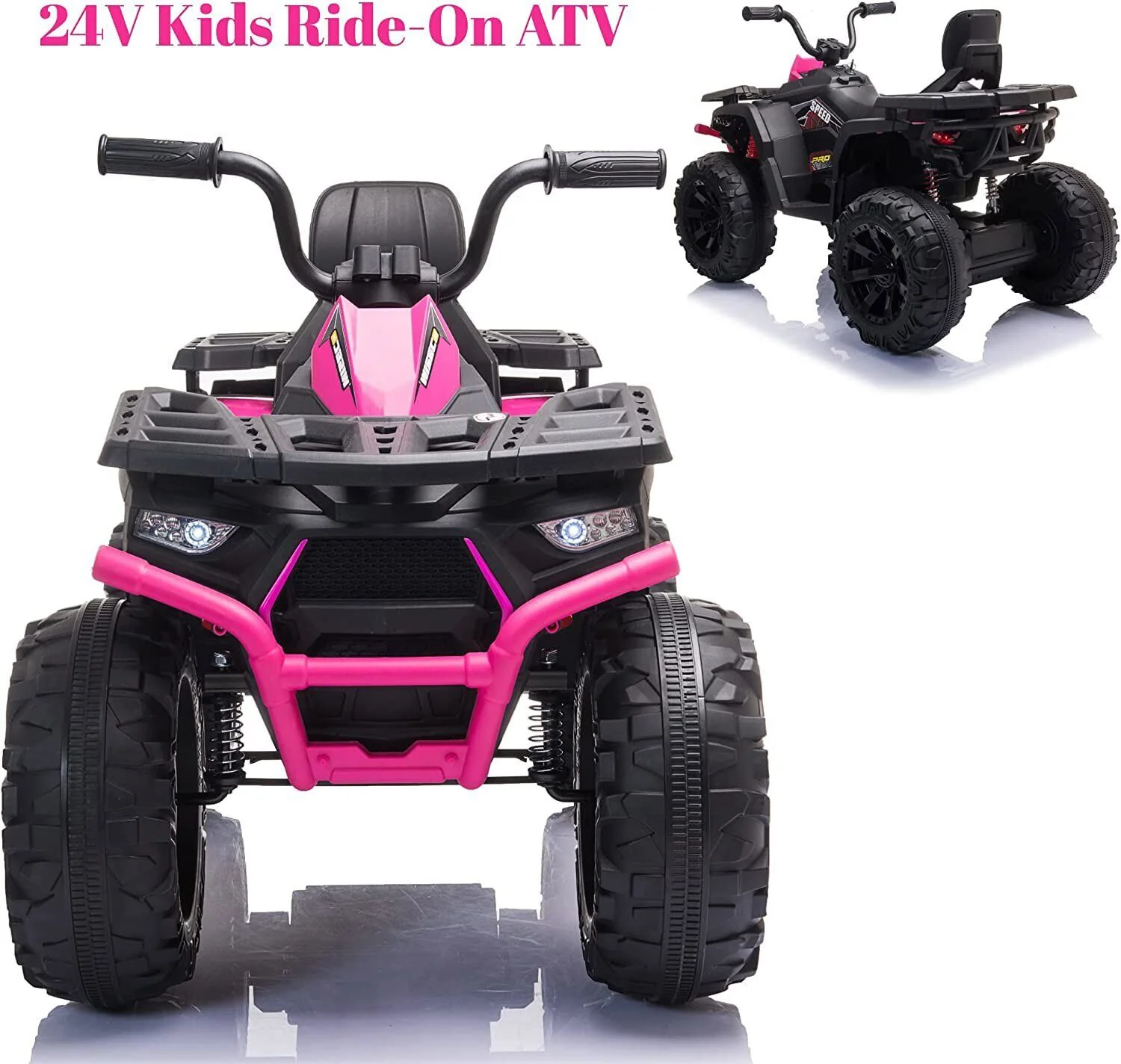 Electric ATV Truck for Kids Ages 3-8: 24V Ride-On Power Wheel in 4 Vibrant Colors - Image 8
