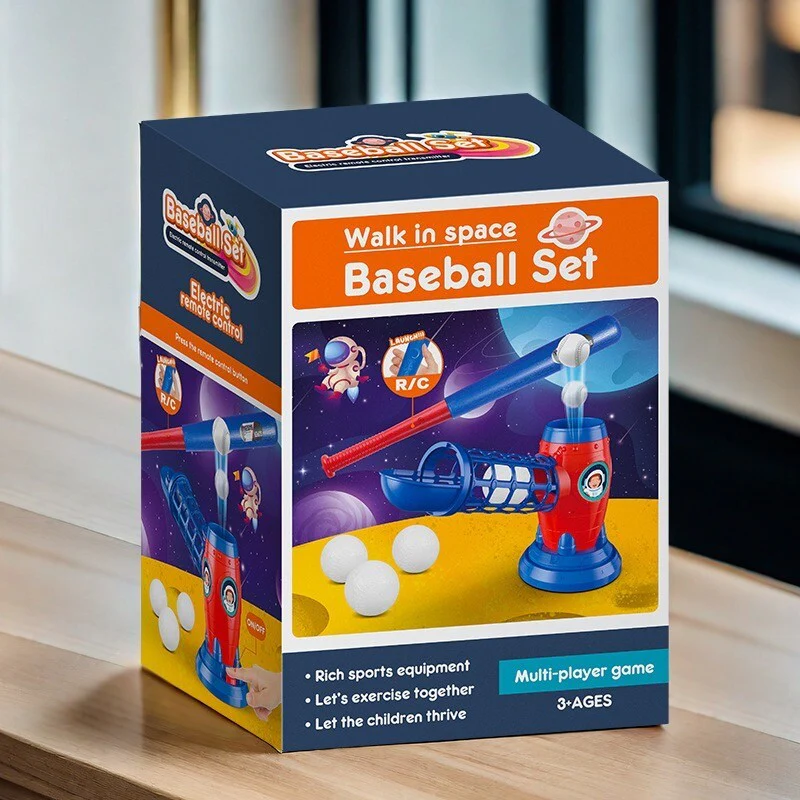Electric Baseball Launcher with Remote Control for Kids T-Ball Training Toy - Image 5