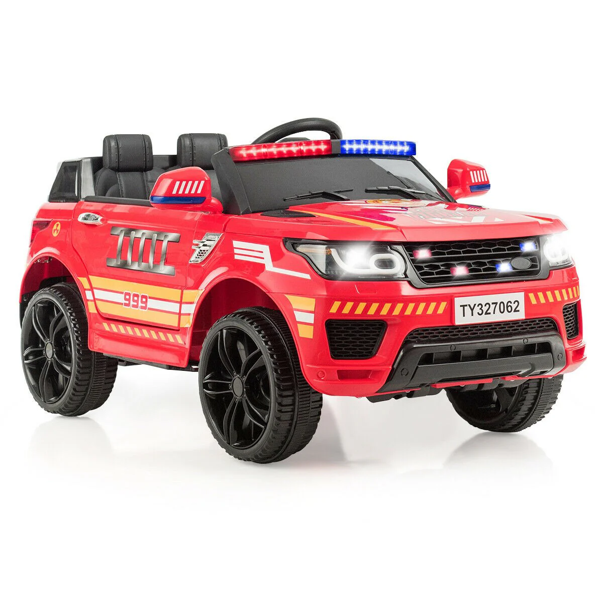 Electric Bluetooth Ride On Police Car for Kids with Remote Control - 12V - Image 14