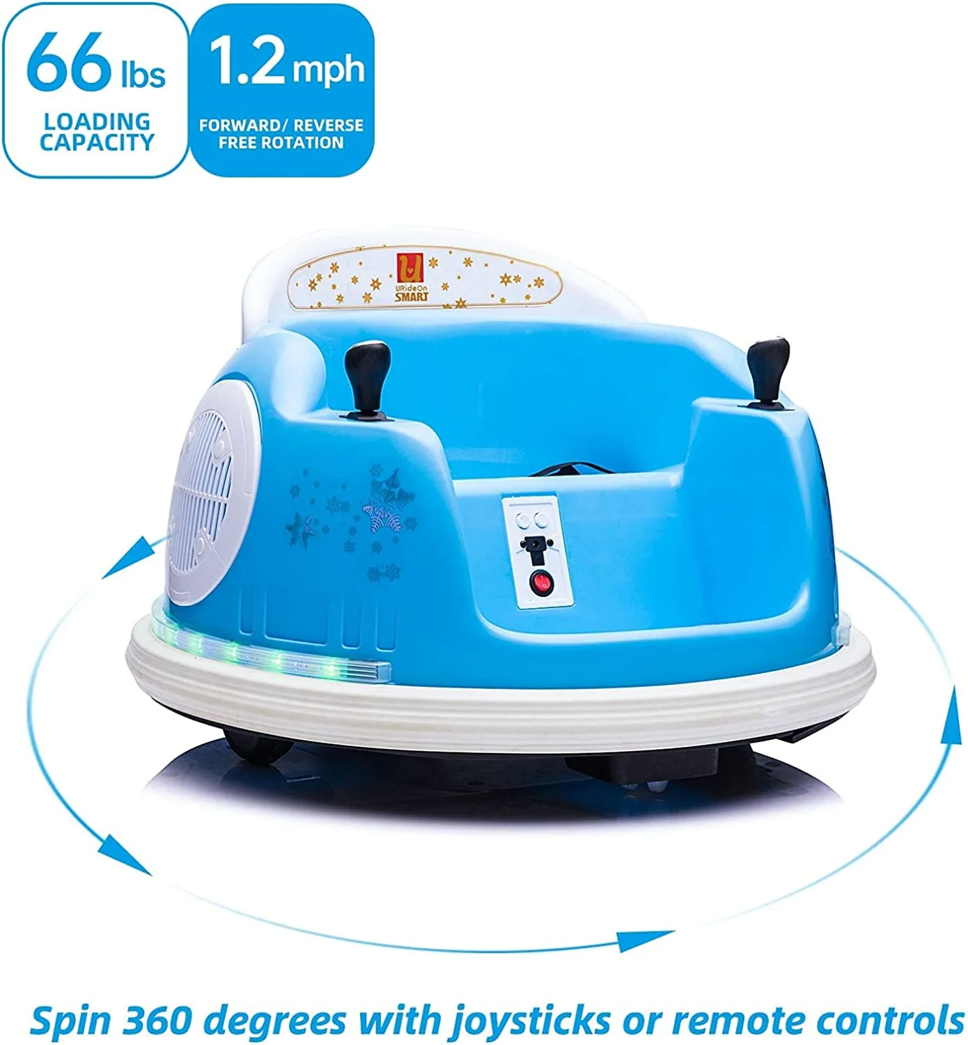 Electric Bumper Car Ride-On Toy for Kids with Remote Control - 6V Vehicle - Image 5