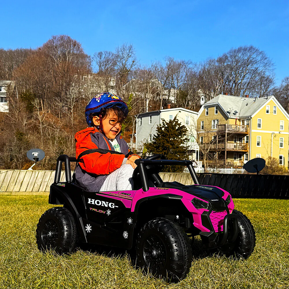 12V Electric Ride-On UTV Toy Car with Remote Control for Kids Ages 3-6 - Image 2
