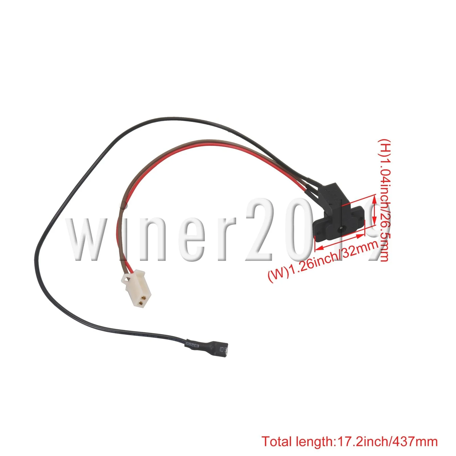 Electric Car Accessories Storage Power Charging Interface Cable 2-Pin Port - Image 6
