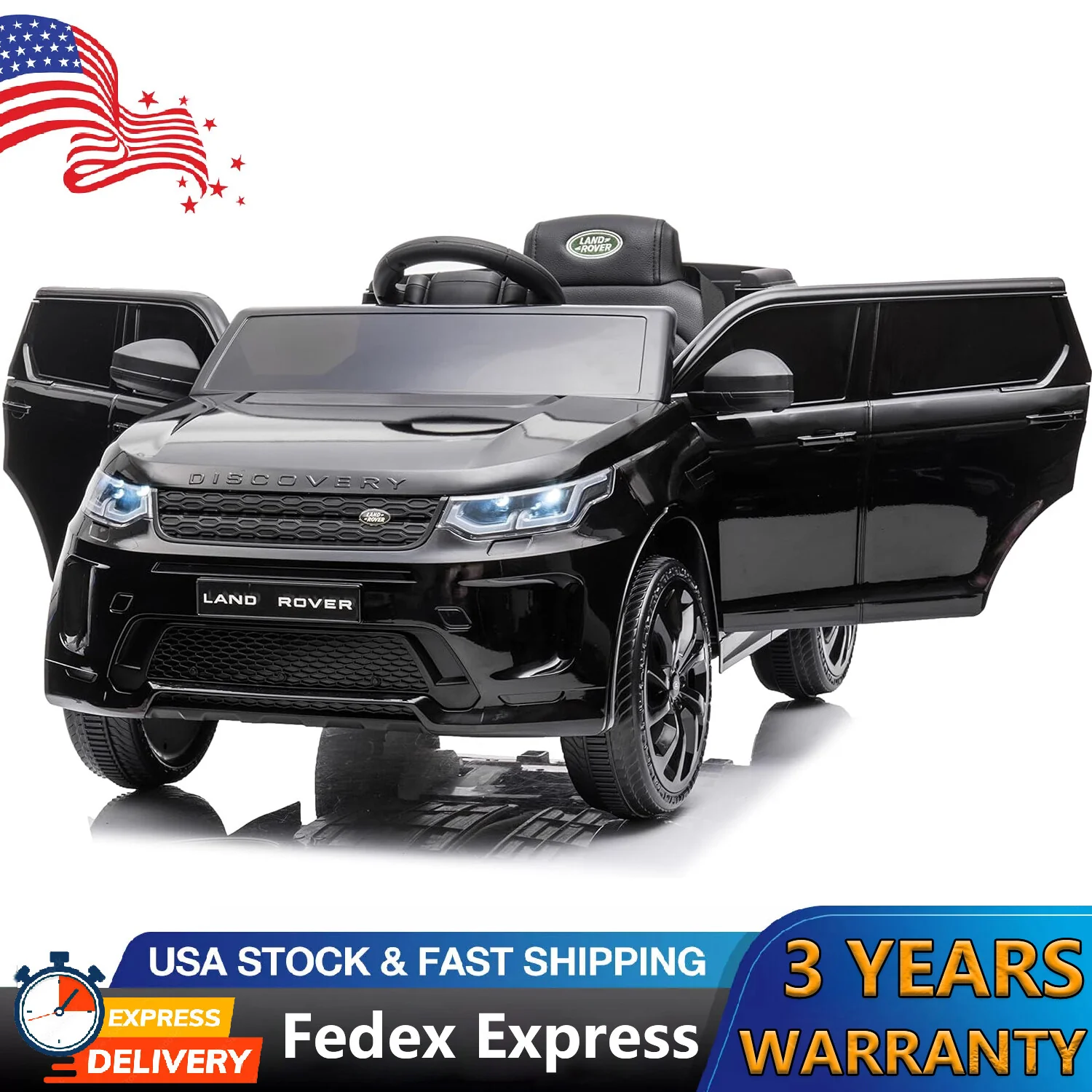 12V Electric Ride-On Truck for Kids, Licensed Land Rover, Battery Powered Car - Image 17