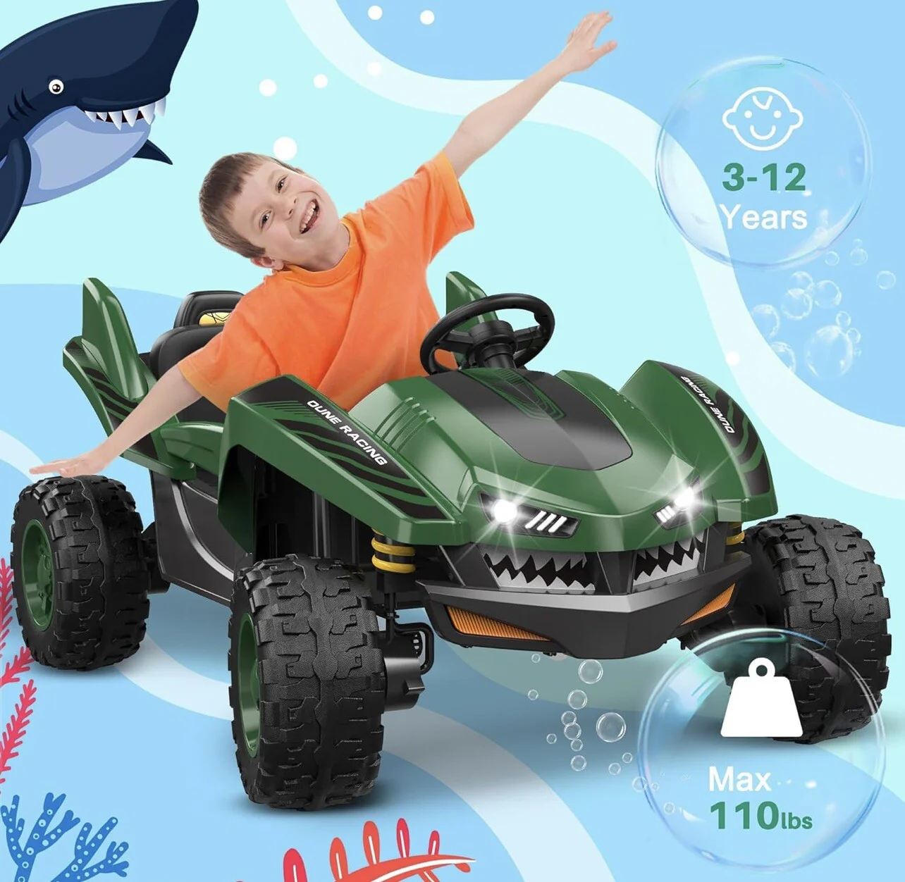 24V Electric Ride-On Car for Kids Ages 3–12 - Image 2