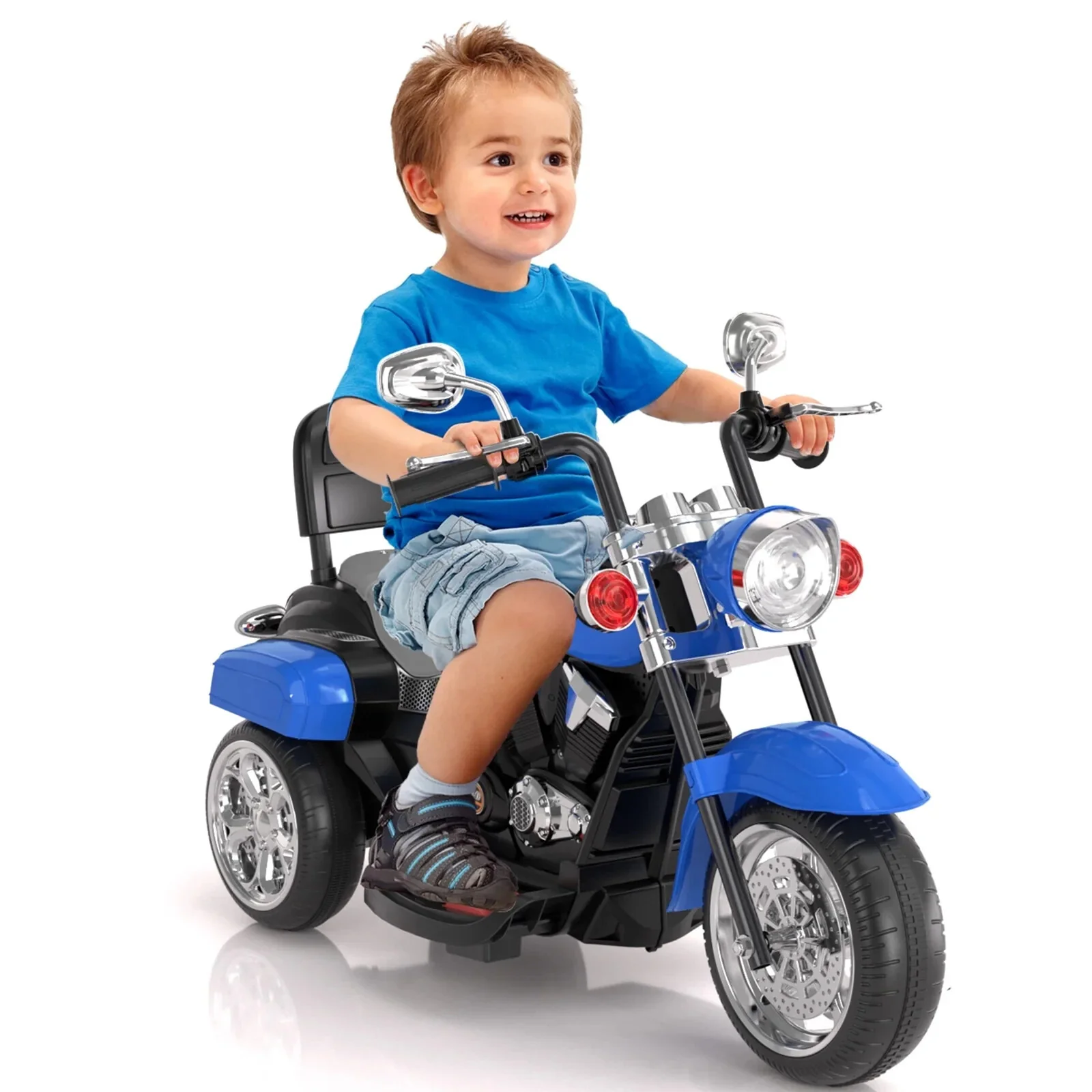 Battery-Powered Electric Ride-On Motorcycle Toy for Children - Image 3
