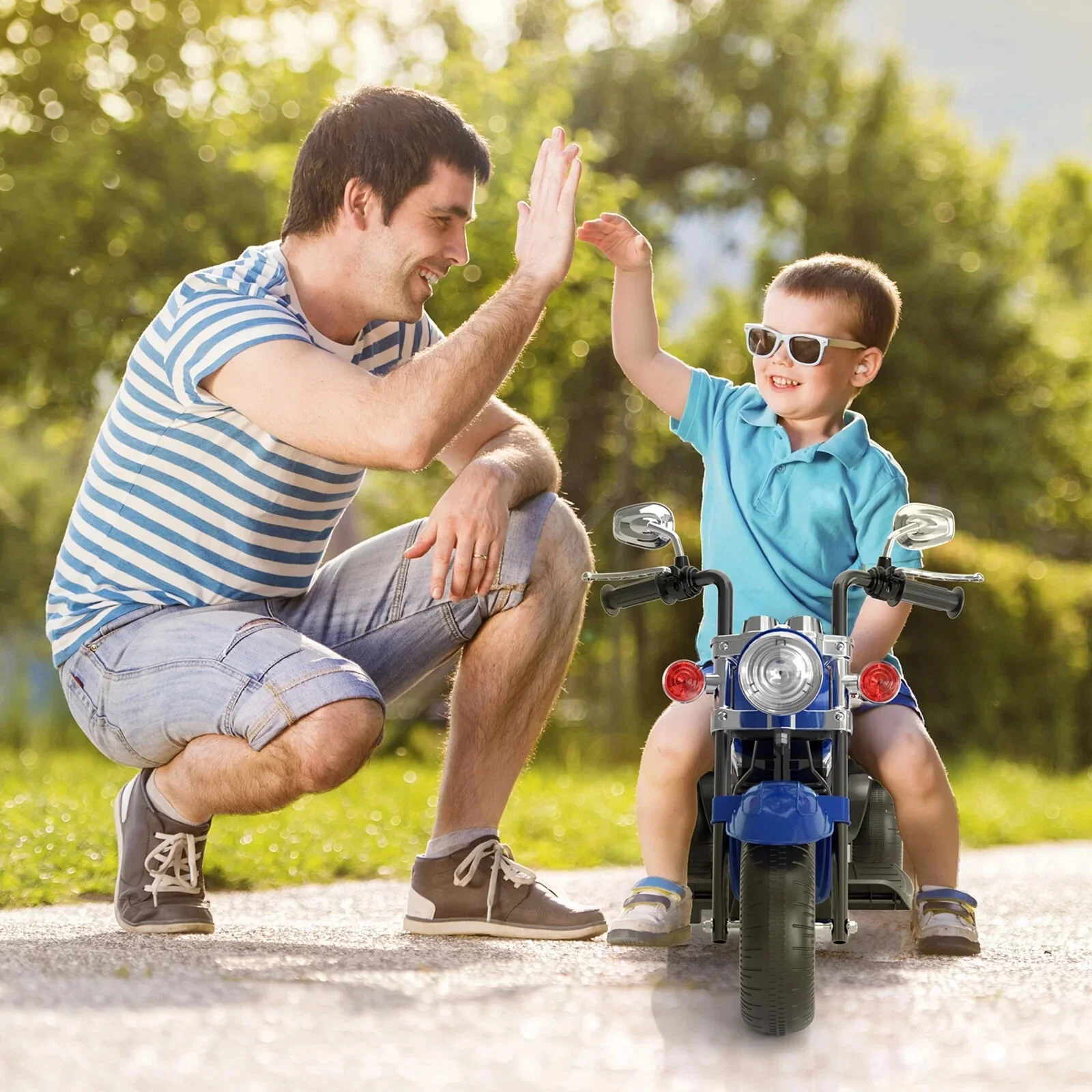 Battery-Powered Electric Ride-On Motorcycle Toy for Children - Image 5