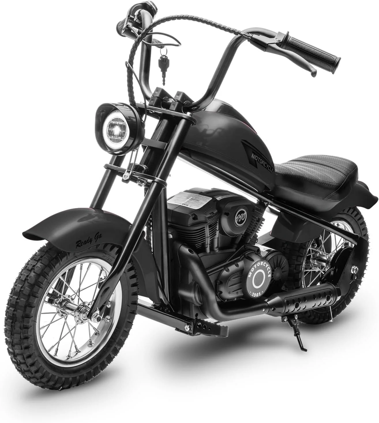 24V Electric Kids Dirt Bike Motorcycle with 300W Motor, 2 Speeds and 12" Tires - Image 9