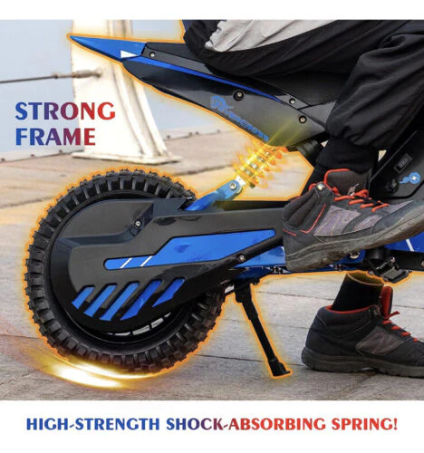 Electric Dirt Bike for Kids Ages 3-12: The Perfect Blue Ride - Image 8