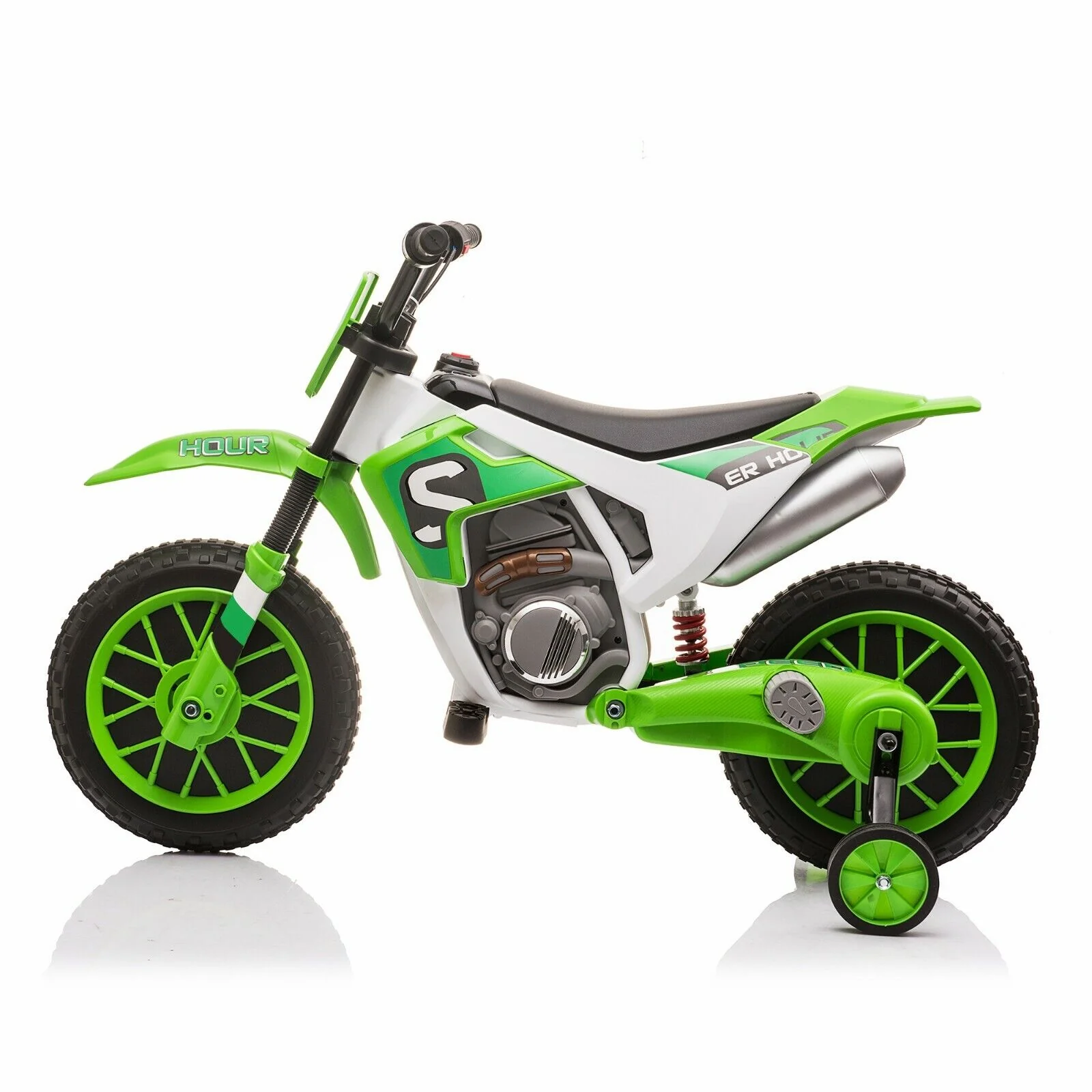 Electric Dirt Bike for Kids with Training Wheels - 12V Off-Road Ride-On Toy - Image 32