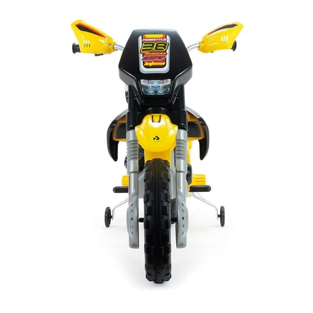 Electric Dirt Bike Kids Ride On 4-Wheels Motorcycle Toy - 12V Battery Powered - Image 5