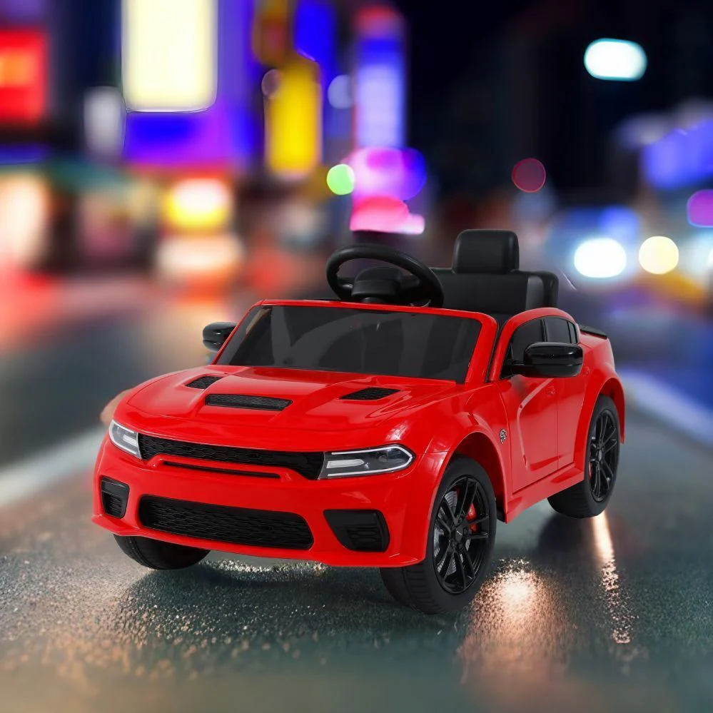 Electric Dodge Charger 12V Kids Ride-On Car with Parental Remote Control - Image 3