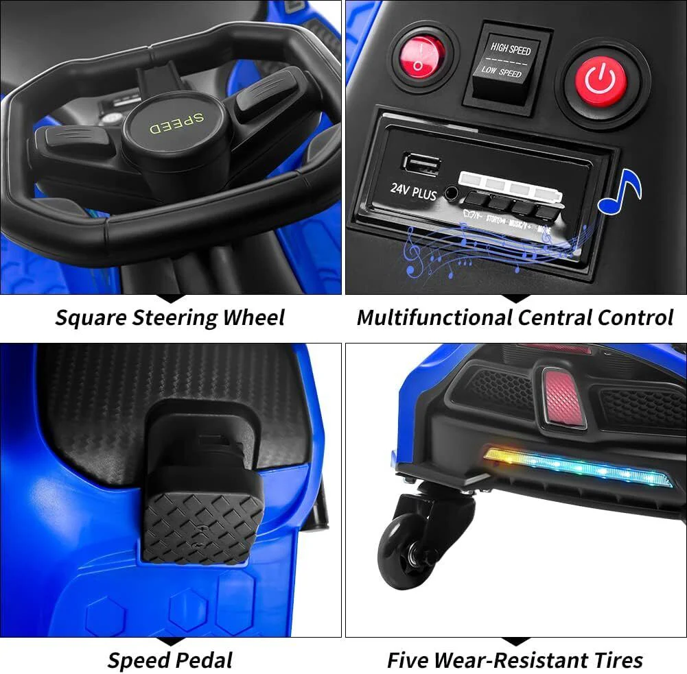 Electric Drift Car for Kids: High-Speed Ride-On Cart with 24V Power - Image 10