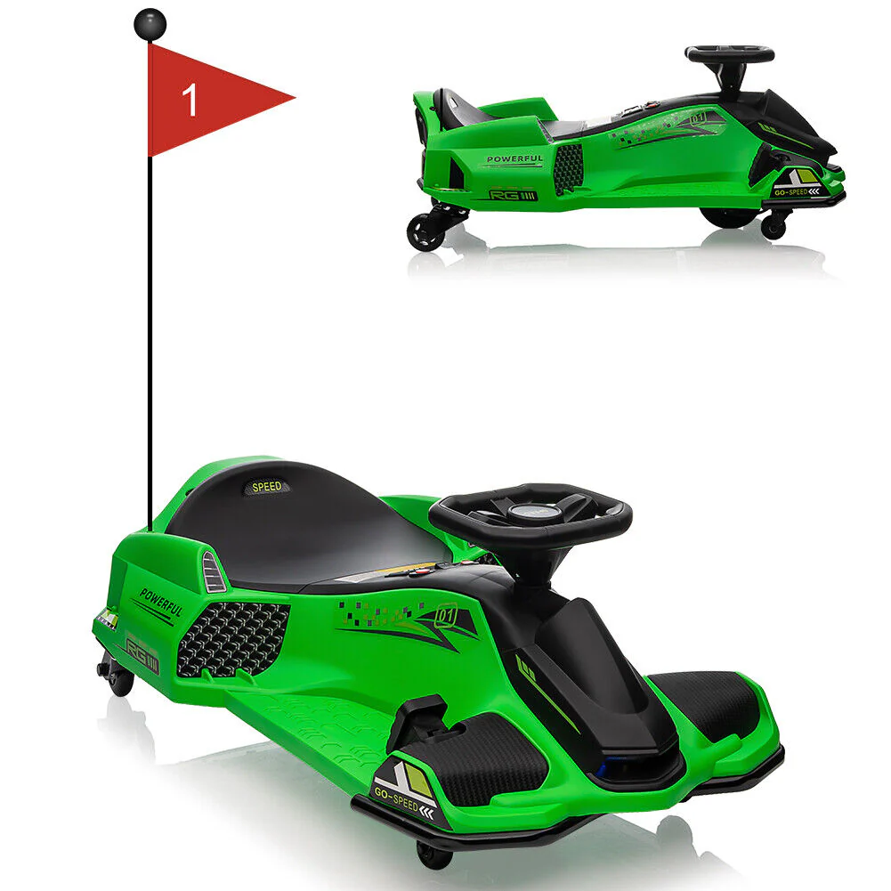 Electric Drift Car for Kids: High-Speed Ride-On Cart with 24V Power - Image 4
