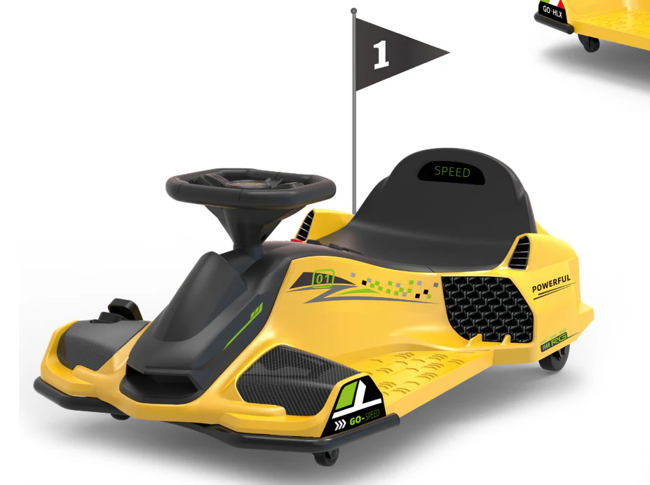 Electric Drifting Go-Kart for Kids with Music and LED Lights - 24V Ride-On Drift Car - Image 10