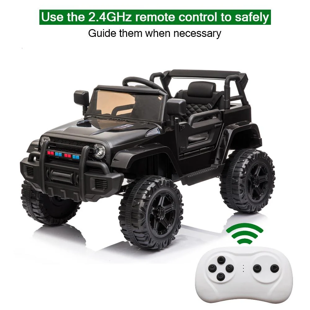 12V Electric Dual Drive Ride-On Jeep for Kids with LED Lights - Image 8