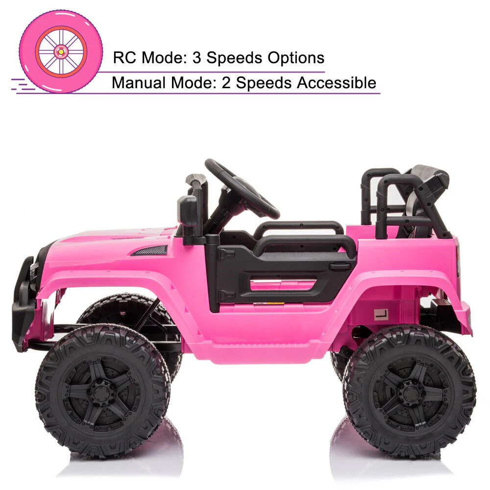 Electric Dual Drive Kids Ride On Car with Remote Control - Battery Powered Toy Vehicle - Image 37