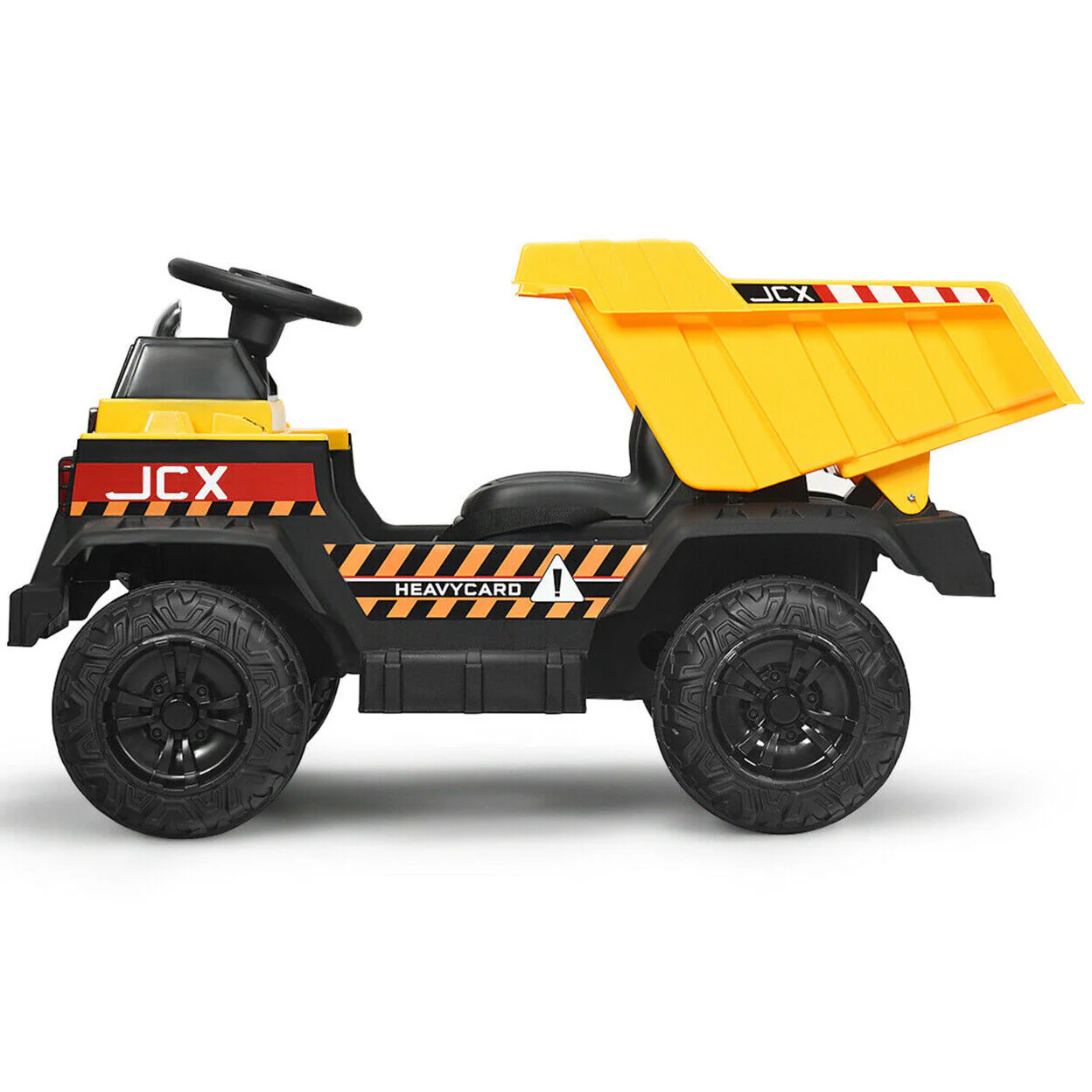 Electric Dump Truck Ride-On Toy with Remote Control and Working Bucket - 12V Construction Tractor for Kids - Image 4