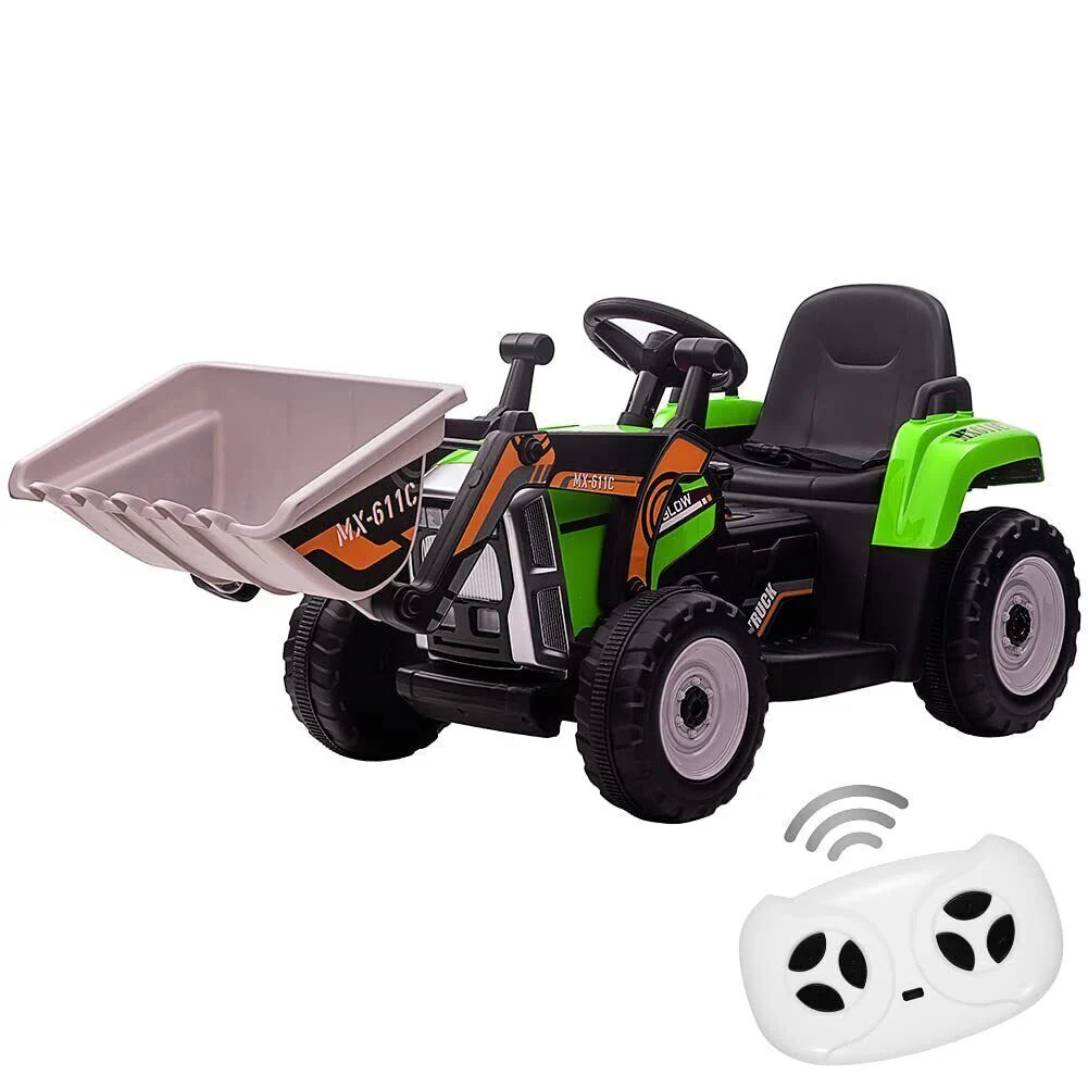 Electric Excavator Toy Vehicle for Kids with 12V Battery and 7-LED Headlights - Perfect Gift for Young Builders! - Image 13