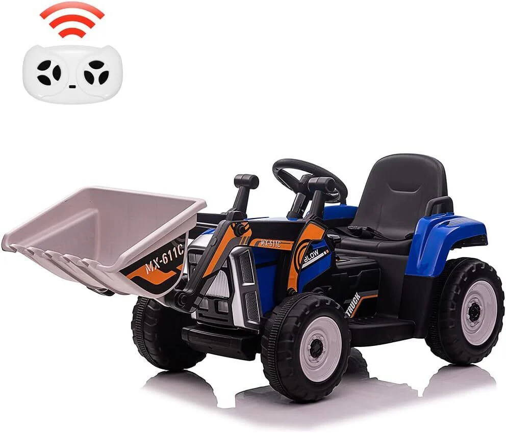 Electric Excavator Truck Digger for Kids with Music, Lights, and Remote Control - 12V - Image 3